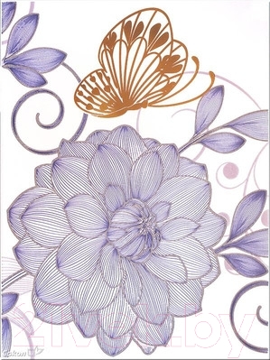 Декоративная плитка Сокол Вальс цветов D-679 (330x440)