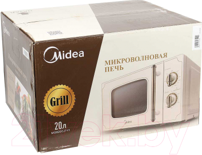 Микроволновая печь Midea MG820CJ7-I1 - коробка