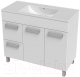 Миниатюра изображения товара Тумба под умывальник Triton Ника 100 2двери+2ящика (004.31.1000.201.01.01.L)