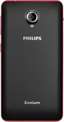 Смартфон Philips Xenium V377 (черно-красный)