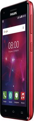 Смартфон Philips Xenium V377 (черно-красный)