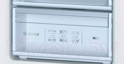 Холодильник с морозильником Bosch KGV36XW28R