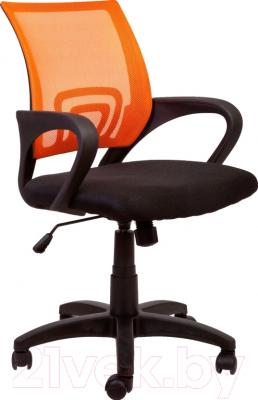 Кресло офисное Седия Omega (оранжево-черный)