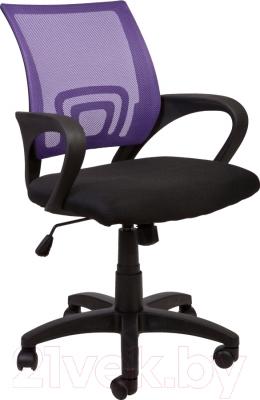 Кресло офисное Седия Omega (фиолетово-черный)