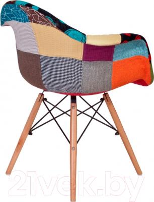 Кресло мягкое Седия Farina (разноцветная мозаика) - вид сзади
