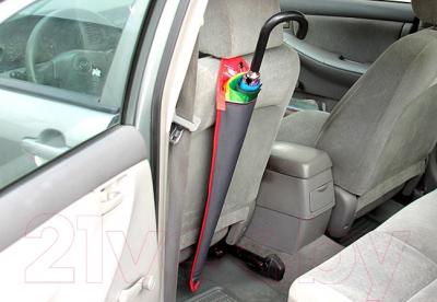Чехол для зонта автомобильный ТрендБай Дрэйнин 1053 (серо-красный) - закреплен к сиденью