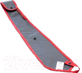 Чехол для зонта автомобильный ТрендБай Дрэйнин 1053 (серо-красный) - с обратной стороны