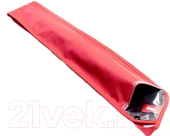 Чехол для зонта автомобильный ТрендБай Дрэйнин 1053 (красно-серый) - в сложенном состоянии