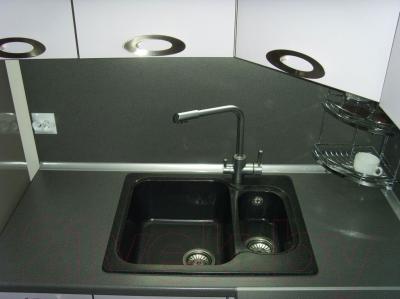 Мойка кухонная Polygran F-09 (черный)
