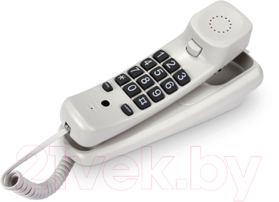 Проводной телефон Texet TX-219 (светло-серый)