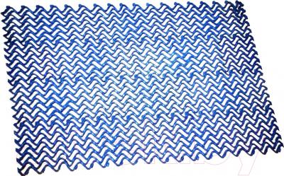 Коврик грязезащитный Примекс Волна-12 400x690 (синий)