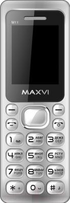 Мобильный телефон Maxvi M11 (серебристый)