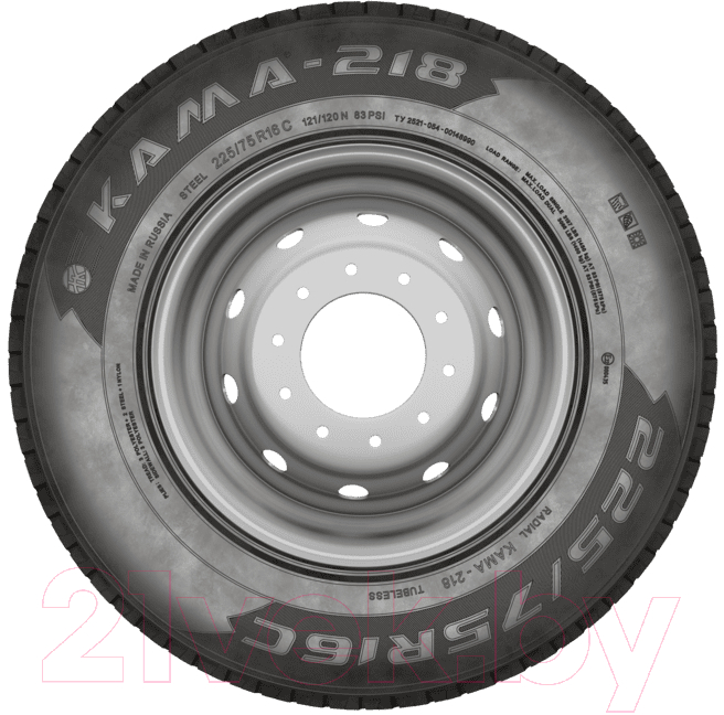 Всесезонная шина KAMA 218 225/75R16C 121/120N