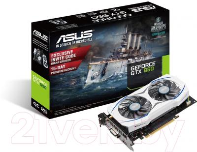 Видеокарта Asus GeForce GTX 950 2GB GDDR5 (GTX950-OC-2GD5)