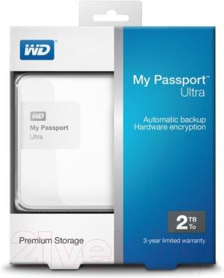 Внешний жесткий диск Western Digital My Passport Ultra 2TB White (WDBBKD0020BWT-EESN)