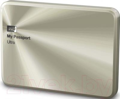 Внешний жесткий диск Western Digital My Passport Ultra Metal Gold 2TB (WDBEZW0020BCG-EESN)