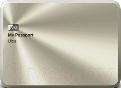 Внешний жесткий диск Western Digital My Passport Ultra Metal Gold 2TB (WDBEZW0020BCG-EESN)