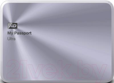 Внешний жесткий диск Western Digital My Passport Ultra Metal Silver 2TB (WDBEZW0020BSL-EESN)