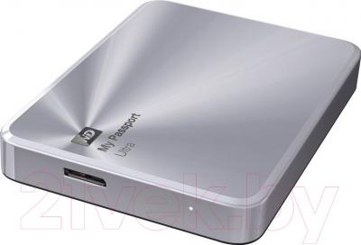 Внешний жесткий диск Western Digital My Passport Ultra Metal Silver 2TB (WDBEZW0020BSL-EESN)