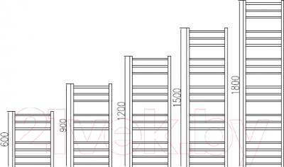 Полотенцесушитель водяной Grota Estro 150x30