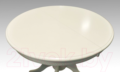 Обеденный стол Домовой OL-T4EX (кремовый белый)