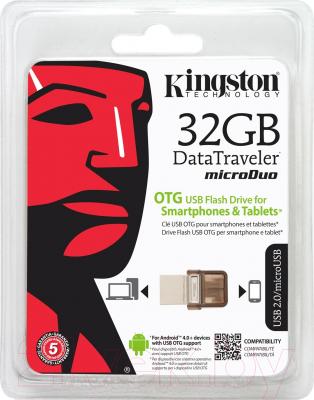 Usb flash накопитель Kingston DataTraveler microDuo 32GB (DTDUO/32GB)