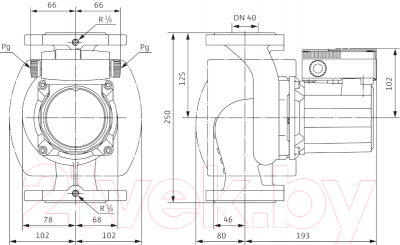 Циркуляционный насос Wilo TOP-S 40/7 ЕM