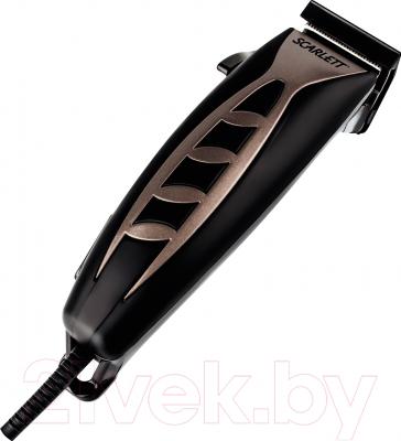 Машинка для стрижки волос Scarlett SC-HC63C08 (черный)