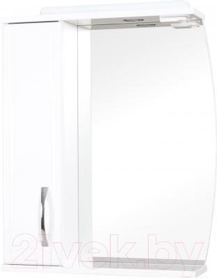 Шкаф с зеркалом для ванной Аква Родос Декор 65 L / ОР0000559