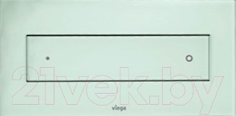 Кнопка для инсталляции Viega Visign for Style 12 (закаленное стекло)