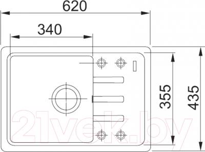 Мойка кухонная Franke Malta BSG 611-62 (114.0391.164)