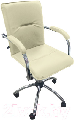 Кресло офисное Nowy Styl Samba GTP S (V-18, бежевый/металл)