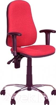 Кресло офисное Nowy Styl Offix GTR Chrome (C-16, красный/металл)