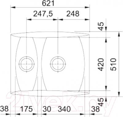 Мойка кухонная Franke MIG 660 (114.0185.264)