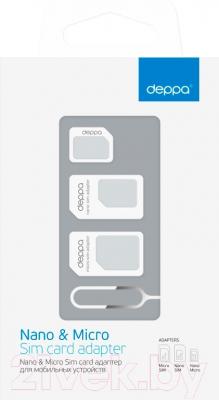 Адаптеры для SIM-карт Deppa 74000 (3 в 1)