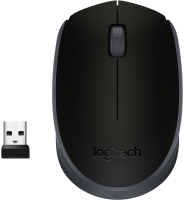 Мышь Logitech M171 910-004424 / 910-004643 (черный/серый) - 