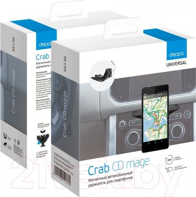 Держатель для смартфонов Deppa Crab CD Mage 55136