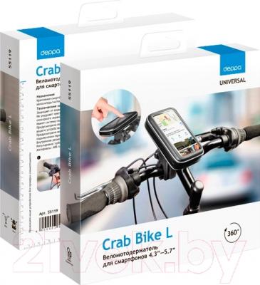 Держатель для смартфонов Deppa Crab Bike L 55119
