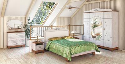 Двуспальная кровать Мебель-Неман Мэдисон МН-220-01 (северное дерево)