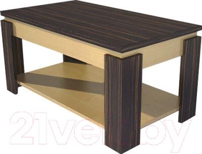 Журнальный столик Мебель-Неман МН-204-02 (хебан/береза)