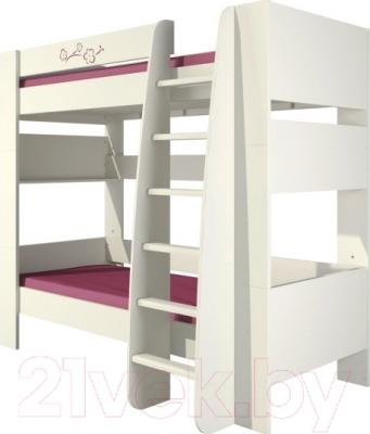 Двухъярусная кровать Мебель-Неман Сакура КРД180-1Д0