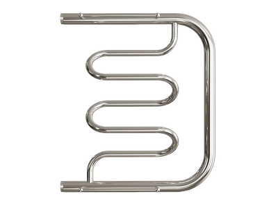 Полотенцесушитель водяной Двин Dw с полочкой 60x50 (1