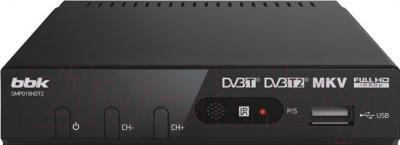 Тюнер цифрового телевидения BBK SMP019HDT2 (темно-серый)