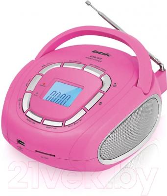 Магнитола BBK BS05 (розовый/серебристый) - BBK BS05