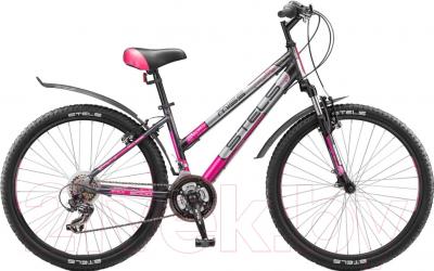 Велосипед STELS Miss 6000 V 2016 (17, серый/розовый/серебристый)