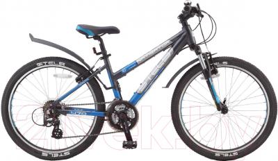 Велосипед STELS Navigator 470 V 2015 (темно-синий/серебристый)