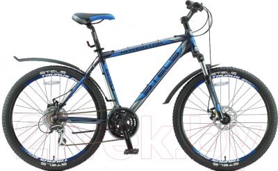 Велосипед STELS Navigator 650 MD 2016 (17,темно-синий/серебристый/синий)