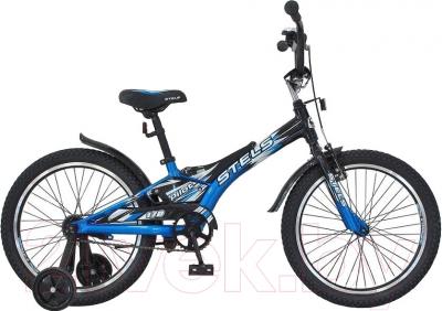 Детский велосипед STELS Pilot 170 2016 (20, черно/синий)