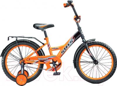 Детский велосипед STELS Talisman 2016 (16, черный/оранжевый)