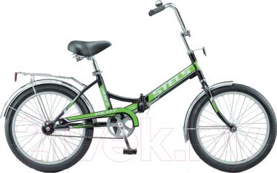 Велосипед STELS Pilot 410 2016 (черный/зеленый)